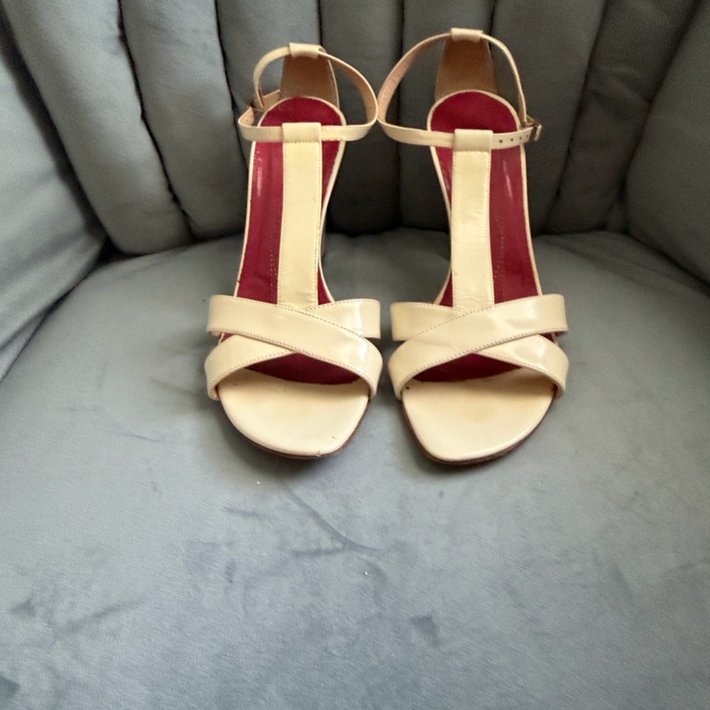 Kate Spade Cream Lucinda Strappy Heels 9
